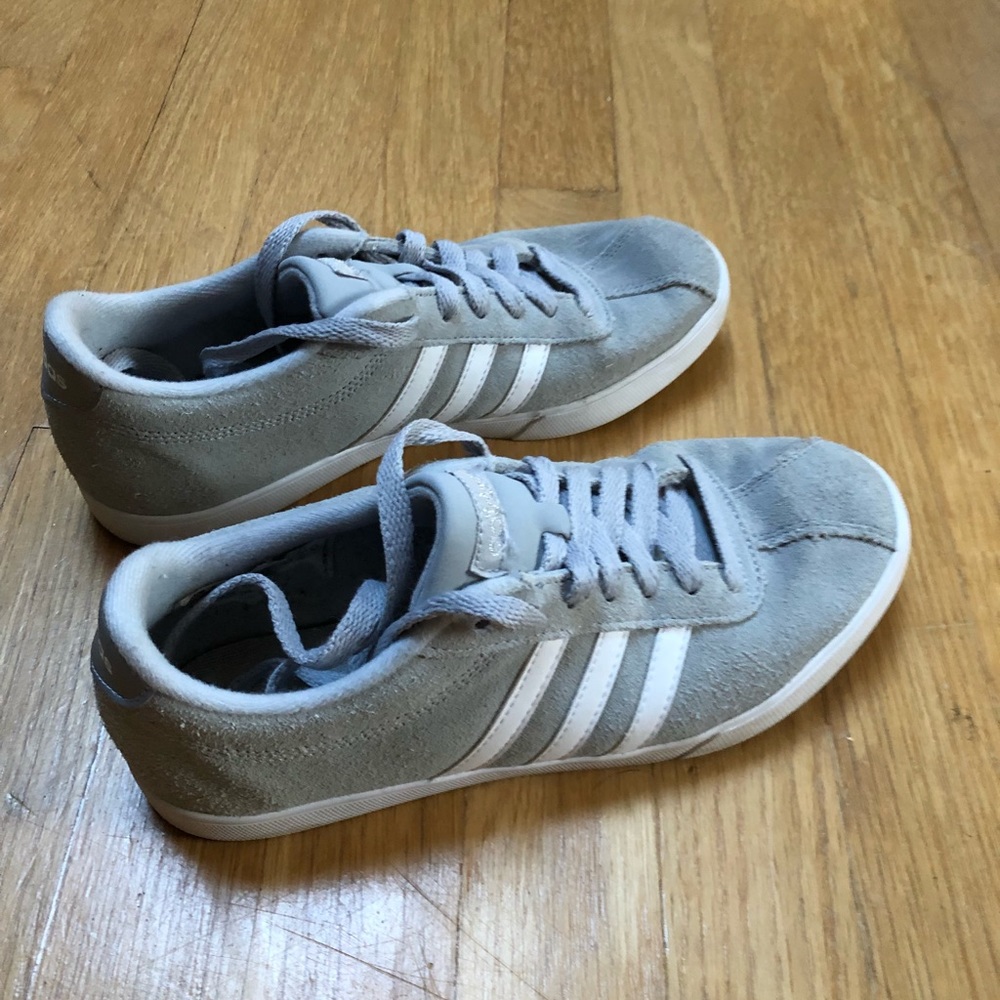 Grey Adidas sneakers